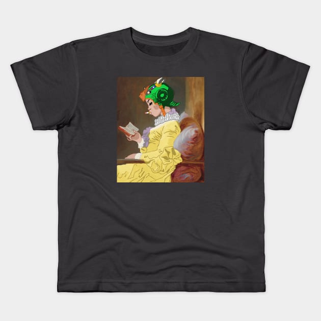 Tank Girl in Repose Kids T-Shirt by DeliciousAmbiguity